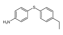 4-(4-ethylphenyl)sulfanylaniline结构式