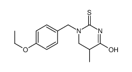 1-[(4-ethoxyphenyl)methyl]-5-methyl-2-sulfanylidene-1,3-diazinan-4-one结构式