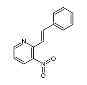 3-nitro-2-[(E)-2-phenylethenyl]pyridine Structure