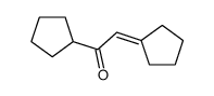 1-cyclopentyl-2-cyclopentylideneethanone Structure