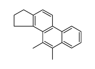 6,7-dimethyl-16,17-dihydro-15H-cyclopenta[a]phenanthrene结构式