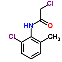 2-Chloro-N-(2-chloro-6-methylphenyl)acetamide Structure