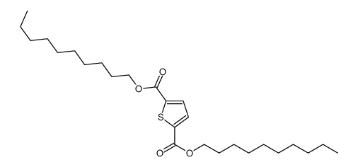 didecyl thiophene-2,5-dicarboxylate Structure