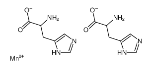 2-amino-3-(1H-imidazol-5-yl)propanoate,manganese(2+) Structure