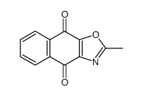 2-methylnaphth[2,3-d]oxazole-4,9-dione结构式