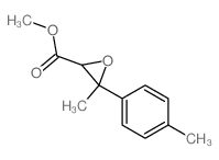 2-Oxiranecarboxylicacid, 3-methyl-3-(4-methylphenyl)-, methyl ester Structure