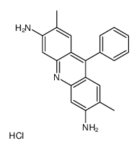 2,7-dimethyl-9-phenylacridine-3,6-diamine,hydrochloride Structure