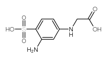 N-(3-amino-4-sulfophenyl)glycine Structure