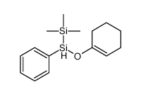 [cyclohexen-1-yloxy(phenyl)silyl]-trimethylsilane Structure