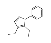 (2,3-diethylcyclopenta-2,4-dien-1-yl)benzene Structure