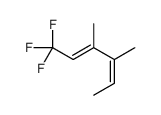 1,1,1-trifluoro-3,4-dimethylhexa-2,4-diene Structure