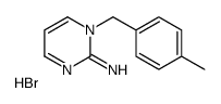 1-[(4-methylphenyl)methyl]pyrimidin-1-ium-2-amine,bromide结构式