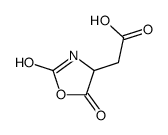 2,5-dioxooxazolidine-4-acetic acid结构式