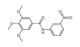 3,4,5-trimethoxy-N-(3-nitrophenyl)benzamide结构式