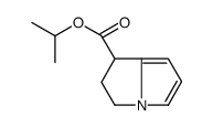 ISOPROPYL 2,3-DIHYDRO-1H-PYRROLIZINE-1-CARBOXYLATE Structure