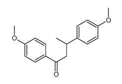 1,3-bis(4-methoxyphenyl)butan-1-one Structure