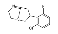 6-(2-chloro-6-fluorophenyl)-3,5,6,7-tetrahydro-2H-pyrrolo[1,2-a]imidazole Structure