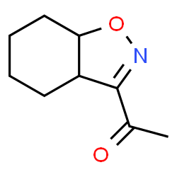 Ethanone, 1-(3a,4,5,6,7,7a-hexahydro-1,2-benzisoxazol-3-yl)- (9CI) structure