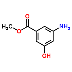 Methyl 3-amino-5-hydroxybenzoate structure