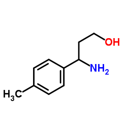 3-Amino-3-(4-methylphenyl)-1-propanol structure