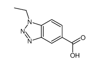 1-ETHYL-1H-1,2,3-BENZOTRIAZOLE-5-CARBOXYLIC ACID picture