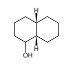 1-Naphthalenol, decahydro-, (4aS,8aS)- (9CI)结构式
