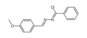 1-chloro-4-(4-methoxyphenyl)-1-phenyl-2,3-diazabutadiene Structure