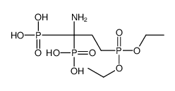 (1-amino-3-diethoxyphosphoryl-1-phosphonopropyl)phosphonic acid Structure