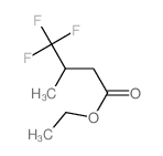 ethyl 4,4,4-trifluoro-3-methyl-butanoate结构式
