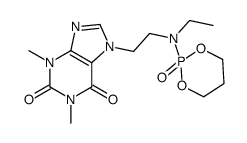 7-[2-[ethyl-(2-oxo-1,3,2λ5-dioxaphosphinan-2-yl)amino]ethyl]-1,3-dimethylpurine-2,6-dione结构式