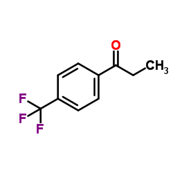 4'-(三氟甲基)苯丙酮结构式