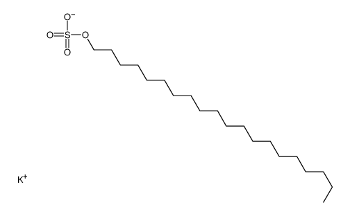 potassium,icosyl sulfate Structure