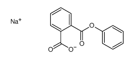 1,2-Benzenedicarboxylic acid 1-phenyl 2-sodium salt Structure