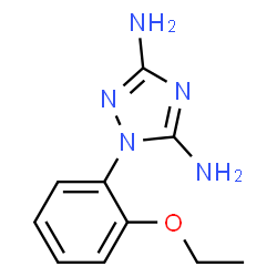 1H-1,2,4-Triazole-3,5-diamine,1-(2-ethoxyphenyl)-(9CI) structure