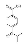 4-propan-2-ylsulfinylbenzoic acid Structure