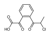 [2-(2-chloro-propionyl)-phenyl]-glyoxylic acid Structure