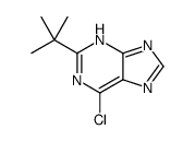 2-tert-butyl-6-chloro-7H-purine结构式