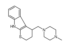 4-[(4-methylpiperazin-1-yl)methyl]-2,3,4,9-tetrahydrothiopyrano[2,3-b]indole结构式