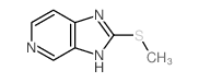 2-甲硫基-1H-咪唑并[4,5-c]吡啶结构式