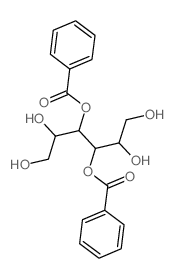 (4-benzoyloxy-1,2,5,6-tetrahydroxy-hexan-3-yl) benzoate结构式