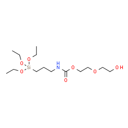 N-(三乙氧基硅丙基)-O-聚氧乙烯聚氨酯结构式