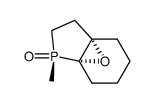 10-oxa-7-exo-methyl-7-phospha-tricyclo-[4.3.1.0]-decane-7-oxide结构式