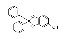 2,2-diphenyl-1,3-benzodioxol-5-ol结构式