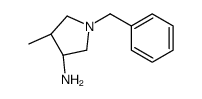 trans-1-Benzyl-3-amino-4-methyl-pyrrolidine Structure