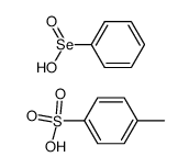 4-methylbenzenesulfonic acid compound with benzeneseleninic acid (1:1) Structure