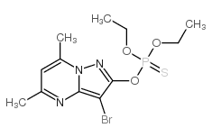 (7-bromo-2,4-dimethyl-1,5,9-triazabicyclo[4.3.0]nona-2,4,6,8-tetraen-8-yl)oxy-diethoxy-sulfanylidene-phosphorane Structure