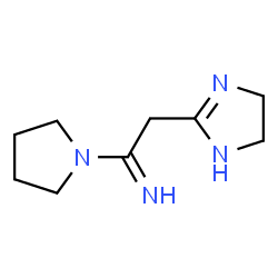 Pyrrolidine,1-[2-(4,5-dihydro-1H-imidazol-2-yl)-1-iminoethyl]- (9CI)结构式