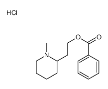 2-(1-methyl-2-piperidyl)ethyl benzoate hydrochloride picture