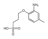 3-(2-amino-4-methylphenoxy)propanesulphonic acid结构式