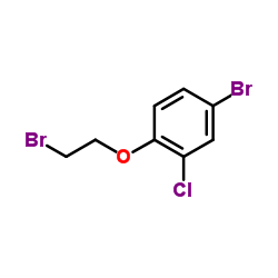 4-Bromo-1-(2-bromoethoxy)-2-chlorobenzene结构式
